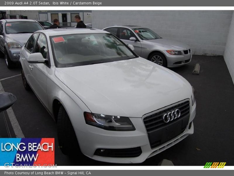 Ibis White / Cardamom Beige 2009 Audi A4 2.0T Sedan
