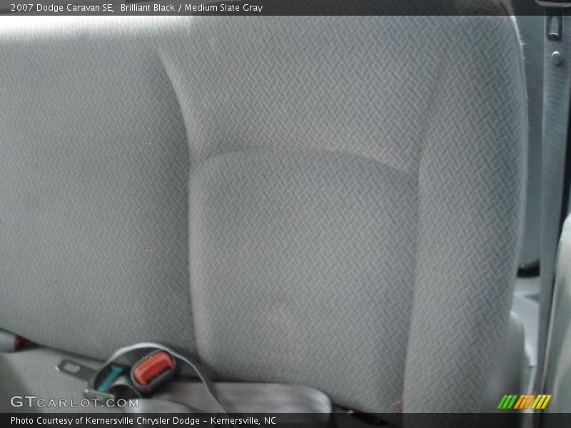 Brilliant Black / Medium Slate Gray 2007 Dodge Caravan SE
