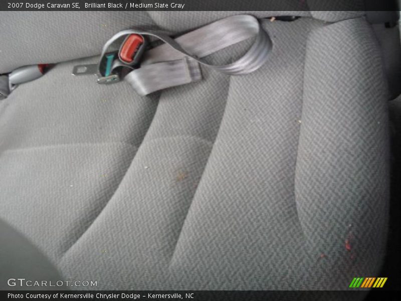 Brilliant Black / Medium Slate Gray 2007 Dodge Caravan SE