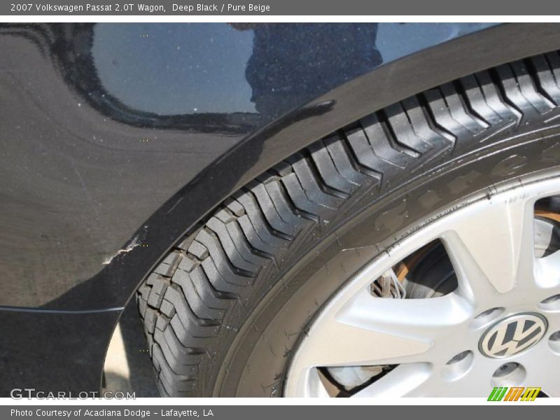 Deep Black / Pure Beige 2007 Volkswagen Passat 2.0T Wagon