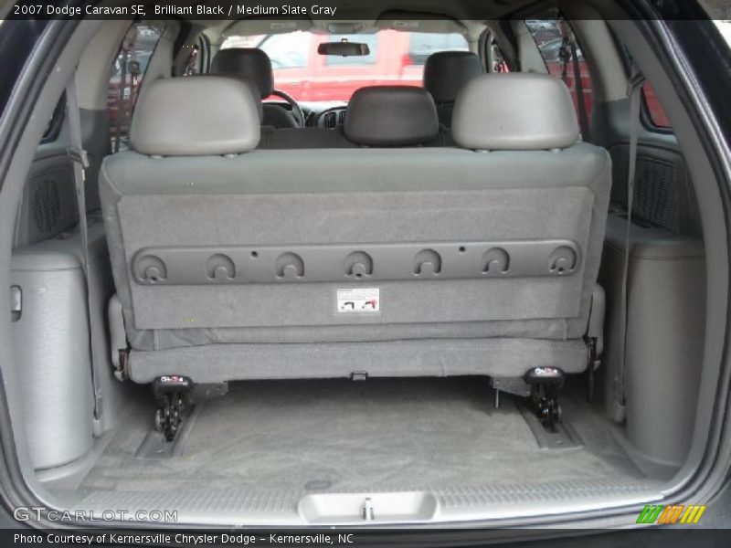 Brilliant Black / Medium Slate Gray 2007 Dodge Caravan SE