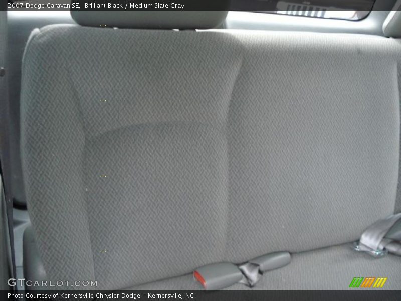 Brilliant Black / Medium Slate Gray 2007 Dodge Caravan SE