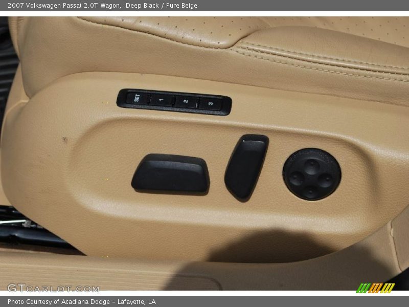 Deep Black / Pure Beige 2007 Volkswagen Passat 2.0T Wagon
