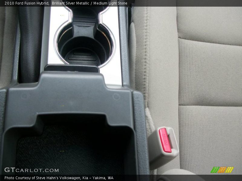 Brilliant Silver Metallic / Medium Light Stone 2010 Ford Fusion Hybrid