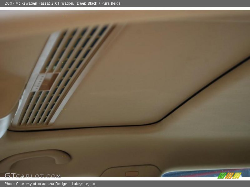 Deep Black / Pure Beige 2007 Volkswagen Passat 2.0T Wagon