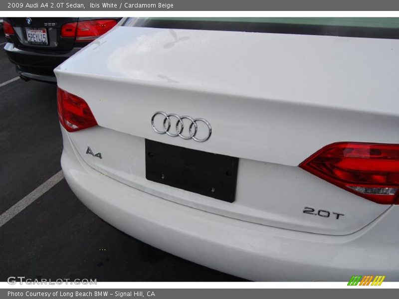 Ibis White / Cardamom Beige 2009 Audi A4 2.0T Sedan