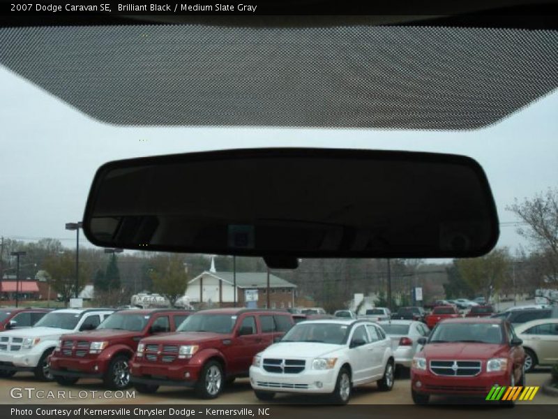 Brilliant Black / Medium Slate Gray 2007 Dodge Caravan SE