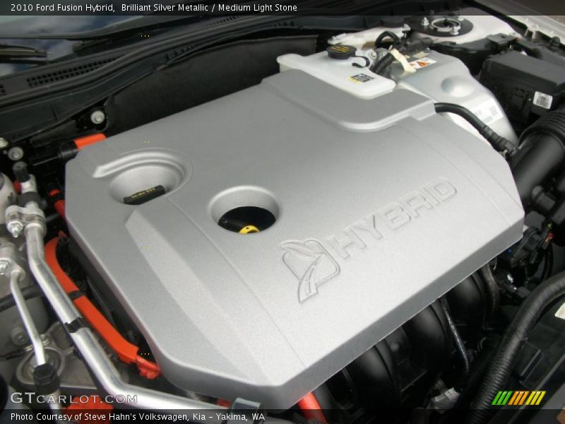Brilliant Silver Metallic / Medium Light Stone 2010 Ford Fusion Hybrid