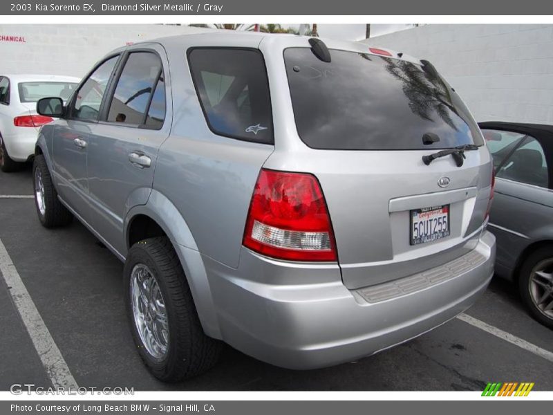 Diamond Silver Metallic / Gray 2003 Kia Sorento EX