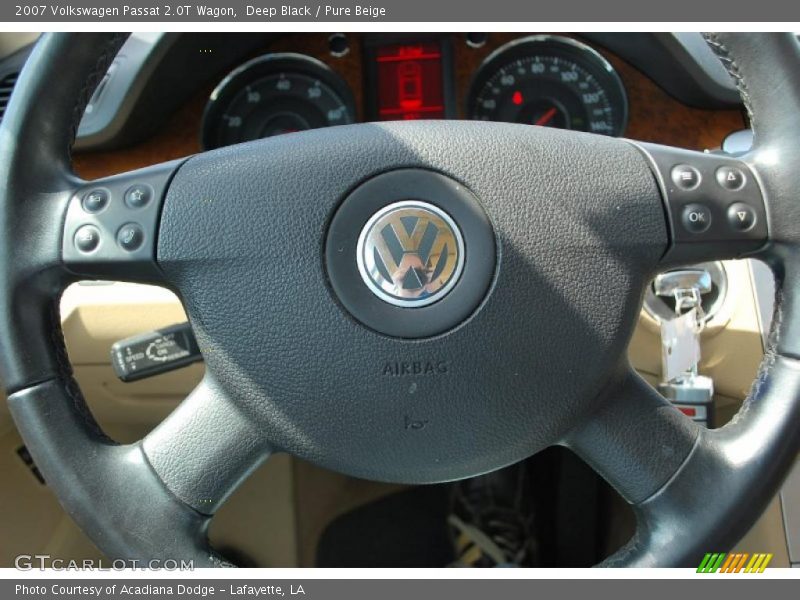 Deep Black / Pure Beige 2007 Volkswagen Passat 2.0T Wagon
