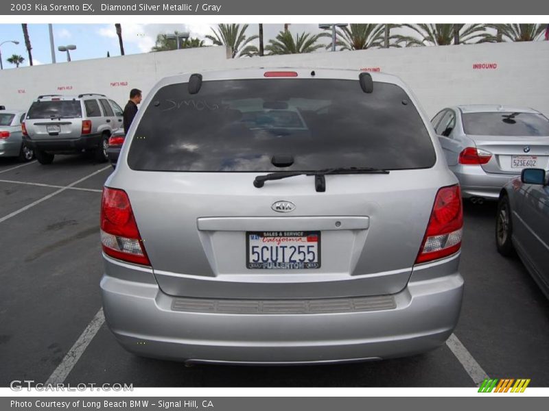 Diamond Silver Metallic / Gray 2003 Kia Sorento EX