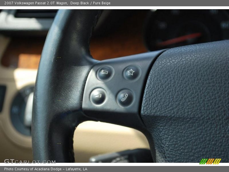 Deep Black / Pure Beige 2007 Volkswagen Passat 2.0T Wagon