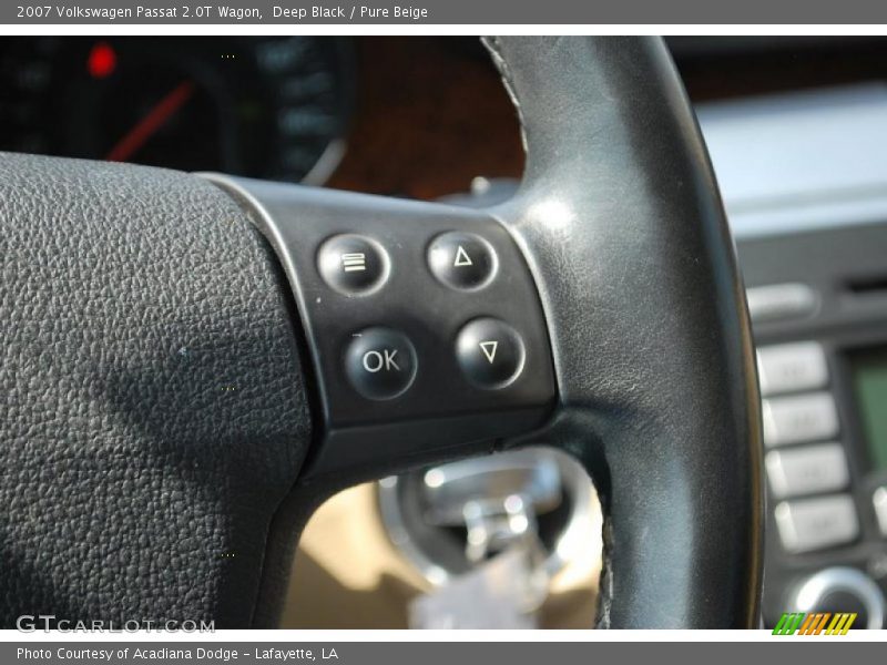 Deep Black / Pure Beige 2007 Volkswagen Passat 2.0T Wagon