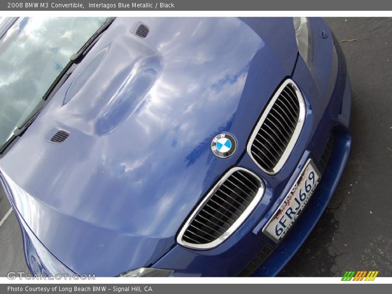 Interlagos Blue Metallic / Black 2008 BMW M3 Convertible