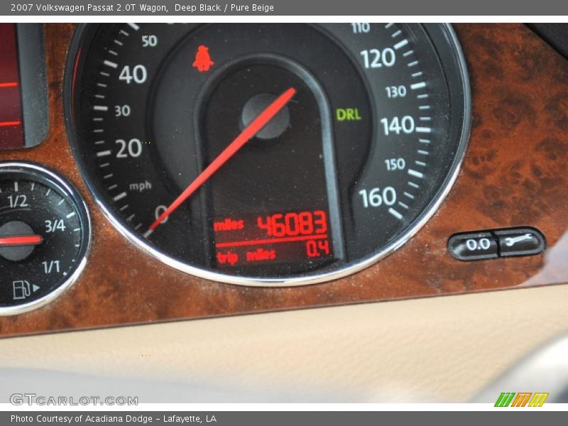Deep Black / Pure Beige 2007 Volkswagen Passat 2.0T Wagon