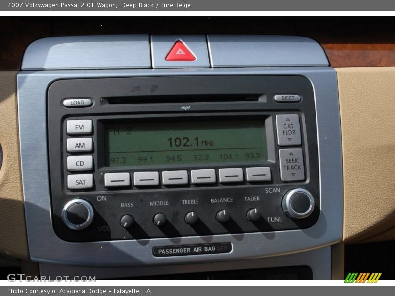 Deep Black / Pure Beige 2007 Volkswagen Passat 2.0T Wagon