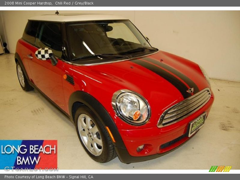 Chili Red / Grey/Black 2008 Mini Cooper Hardtop