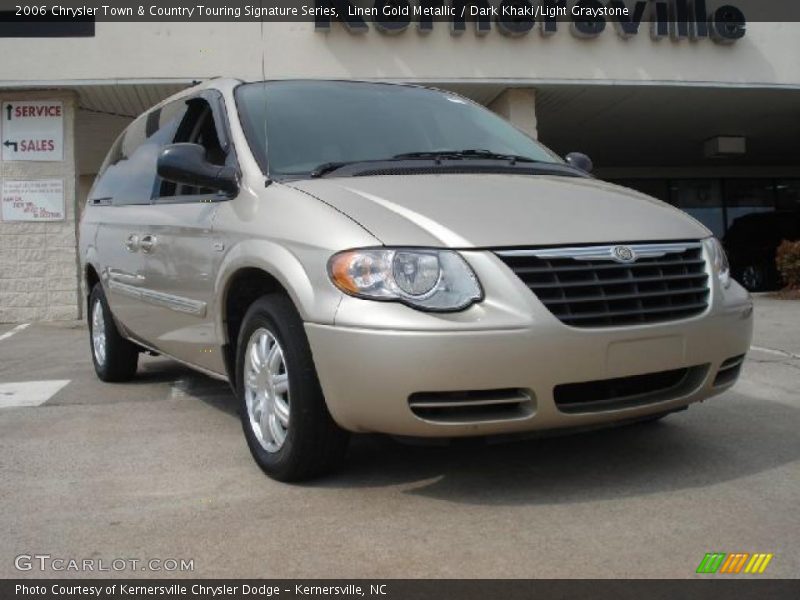 Linen Gold Metallic / Dark Khaki/Light Graystone 2006 Chrysler Town & Country Touring Signature Series