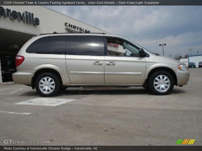 Linen Gold Metallic / Dark Khaki/Light Graystone 2006 Chrysler Town & Country Touring Signature Series