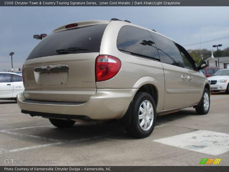 Linen Gold Metallic / Dark Khaki/Light Graystone 2006 Chrysler Town & Country Touring Signature Series