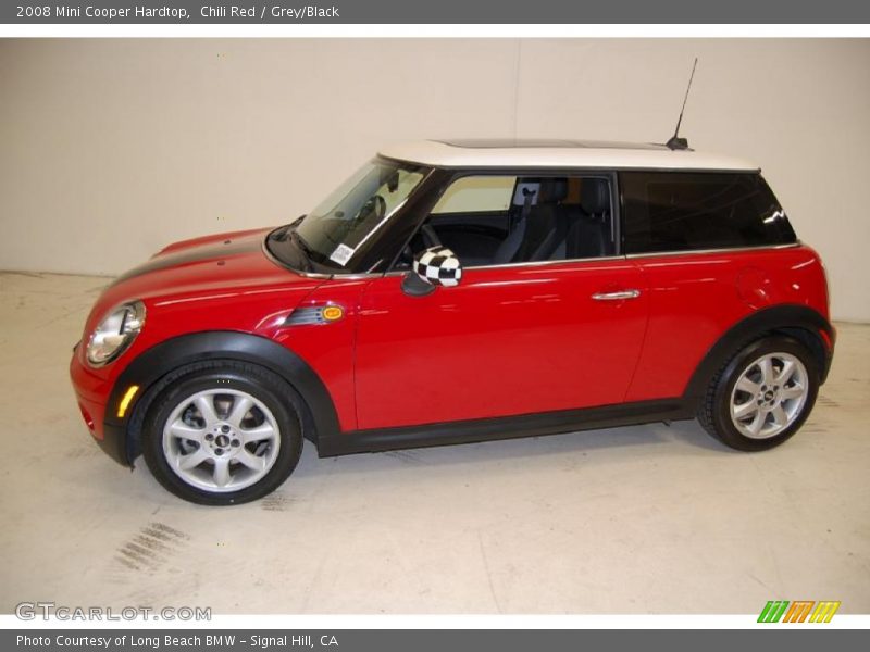 Chili Red / Grey/Black 2008 Mini Cooper Hardtop