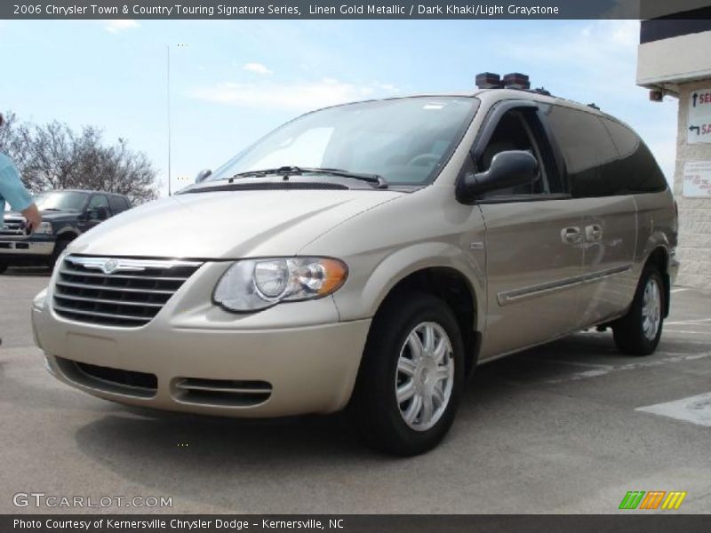 Linen Gold Metallic / Dark Khaki/Light Graystone 2006 Chrysler Town & Country Touring Signature Series
