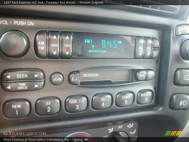 Controls of 1997 Explorer XLT 4x4