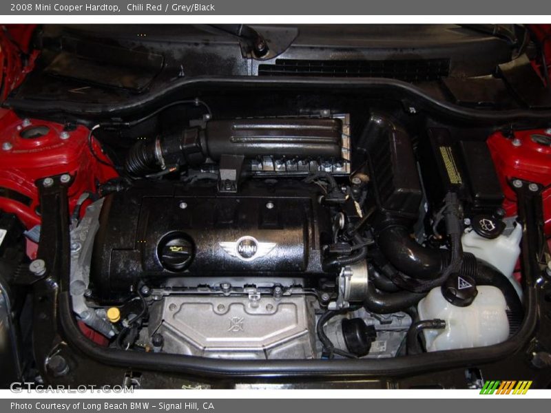 Chili Red / Grey/Black 2008 Mini Cooper Hardtop