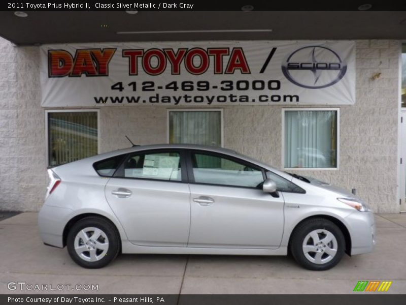 Classic Silver Metallic / Dark Gray 2011 Toyota Prius Hybrid II