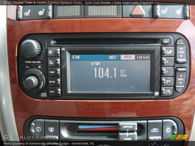 Linen Gold Metallic / Dark Khaki/Light Graystone 2006 Chrysler Town & Country Touring Signature Series
