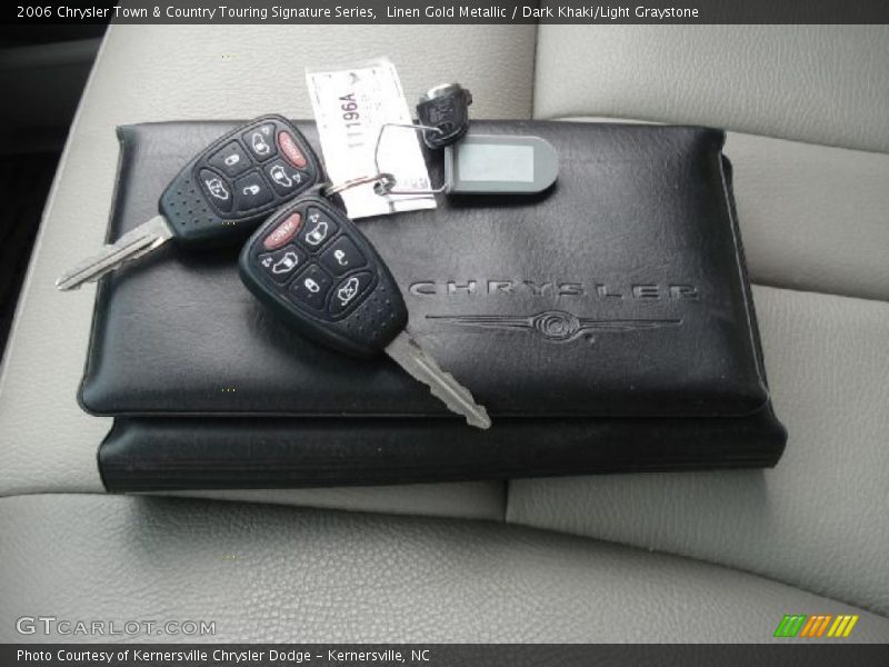 Linen Gold Metallic / Dark Khaki/Light Graystone 2006 Chrysler Town & Country Touring Signature Series