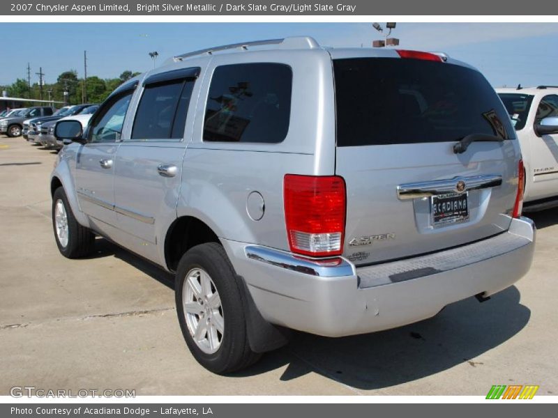 Bright Silver Metallic / Dark Slate Gray/Light Slate Gray 2007 Chrysler Aspen Limited