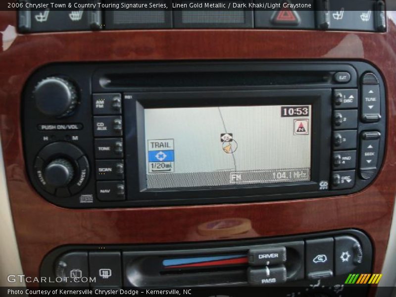 Linen Gold Metallic / Dark Khaki/Light Graystone 2006 Chrysler Town & Country Touring Signature Series
