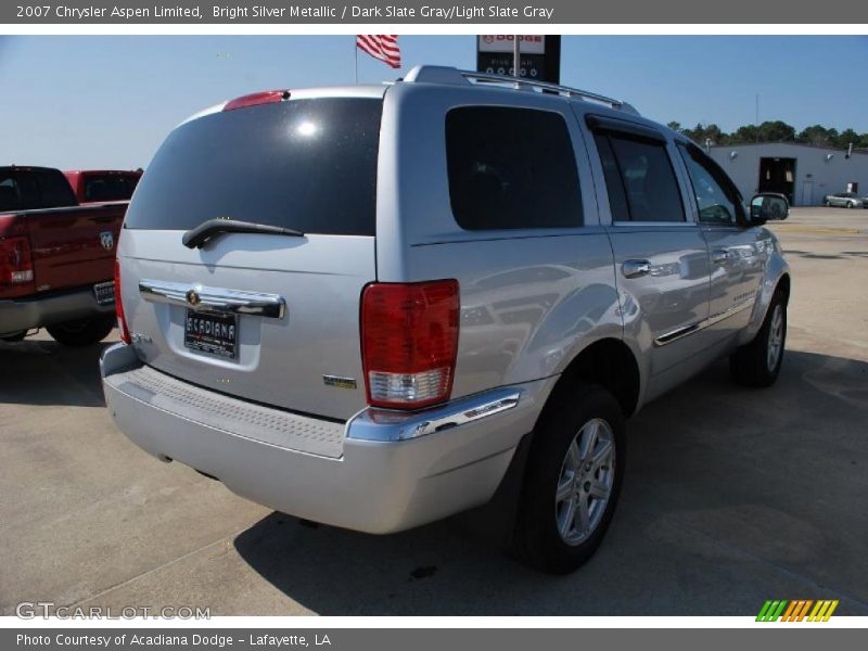 Bright Silver Metallic / Dark Slate Gray/Light Slate Gray 2007 Chrysler Aspen Limited