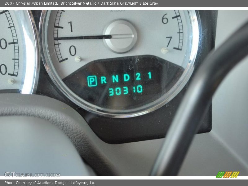 Bright Silver Metallic / Dark Slate Gray/Light Slate Gray 2007 Chrysler Aspen Limited