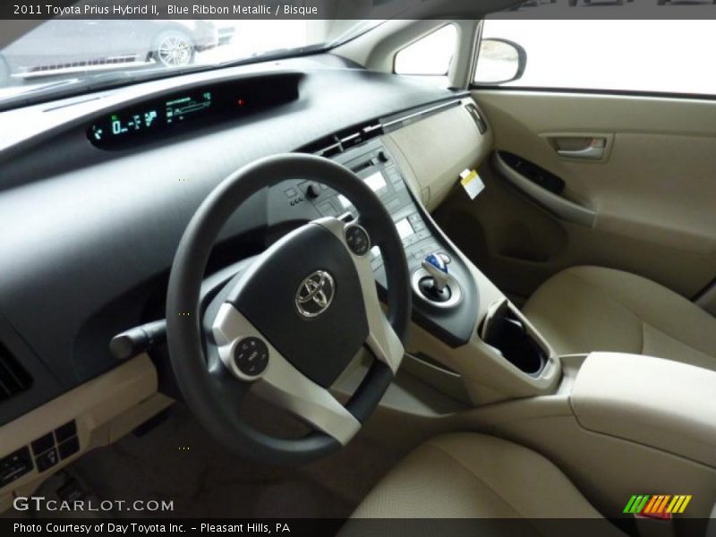 Blue Ribbon Metallic / Bisque 2011 Toyota Prius Hybrid II