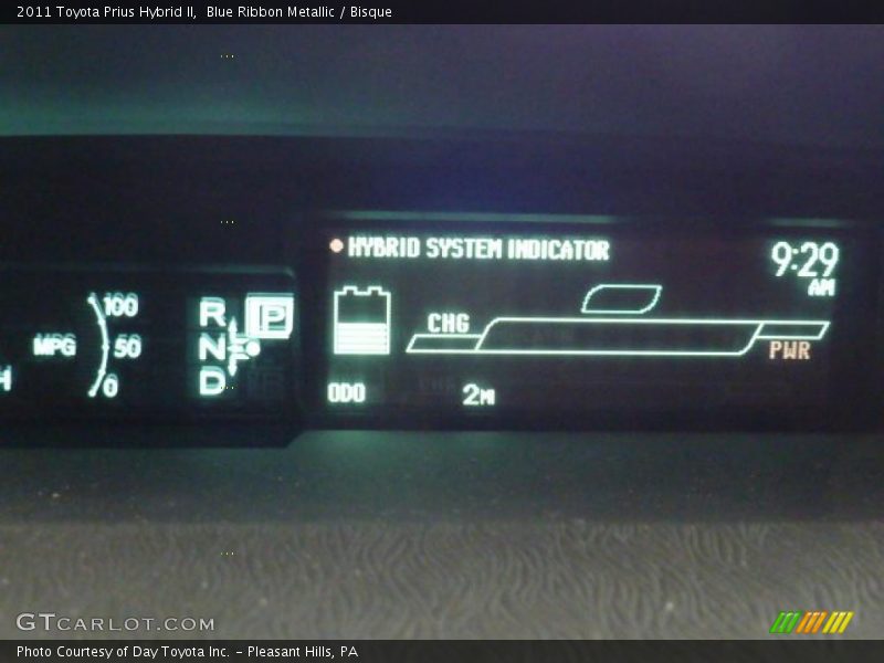 Blue Ribbon Metallic / Bisque 2011 Toyota Prius Hybrid II