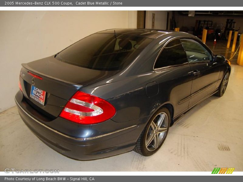 Cadet Blue Metallic / Stone 2005 Mercedes-Benz CLK 500 Coupe