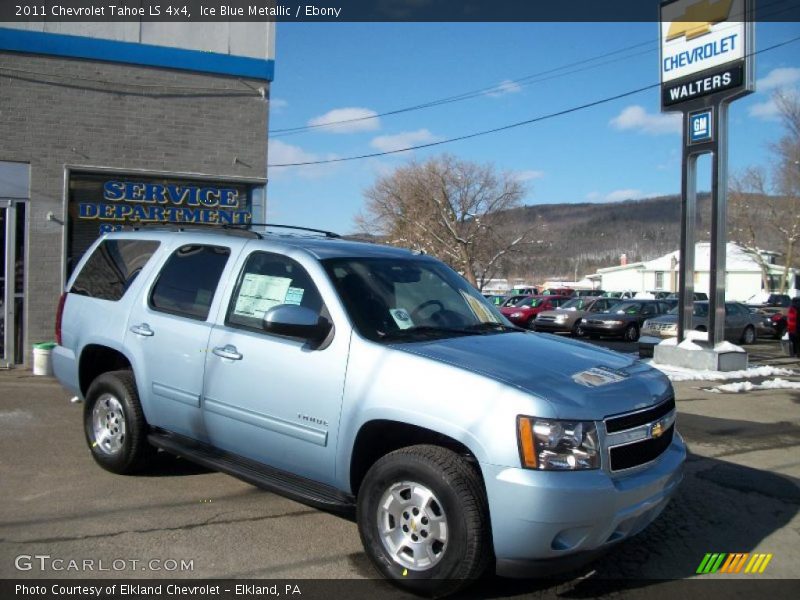 Ice Blue Metallic / Ebony 2011 Chevrolet Tahoe LS 4x4