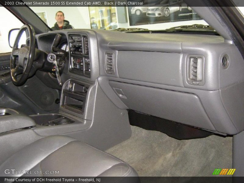 Black / Dark Charcoal 2003 Chevrolet Silverado 1500 SS Extended Cab AWD