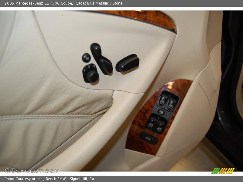 Cadet Blue Metallic / Stone 2005 Mercedes-Benz CLK 500 Coupe