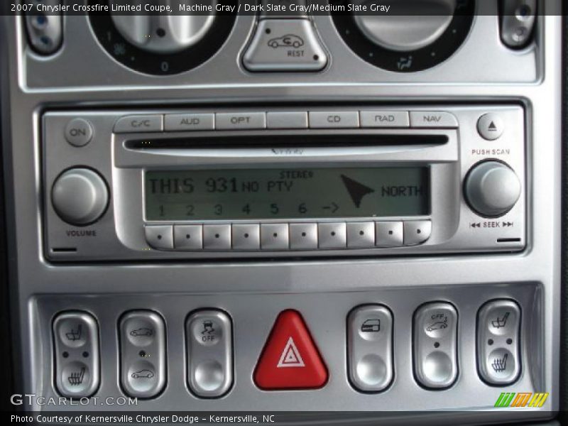 Controls of 2007 Crossfire Limited Coupe
