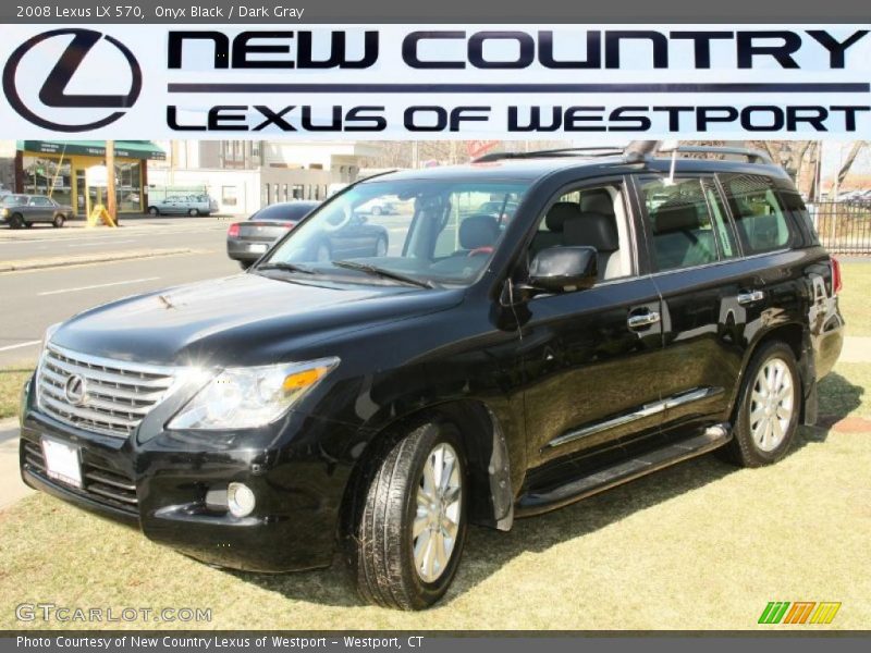 Onyx Black / Dark Gray 2008 Lexus LX 570