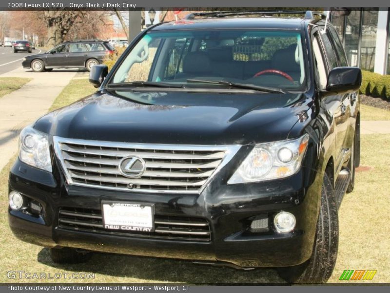 Onyx Black / Dark Gray 2008 Lexus LX 570
