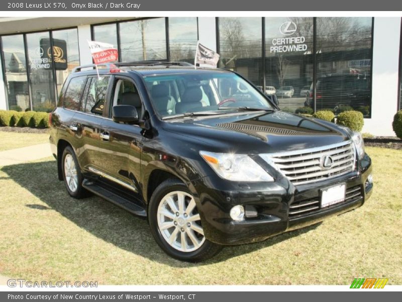 Onyx Black / Dark Gray 2008 Lexus LX 570