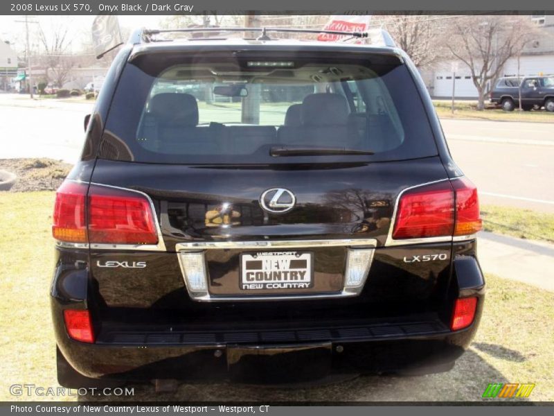 Onyx Black / Dark Gray 2008 Lexus LX 570