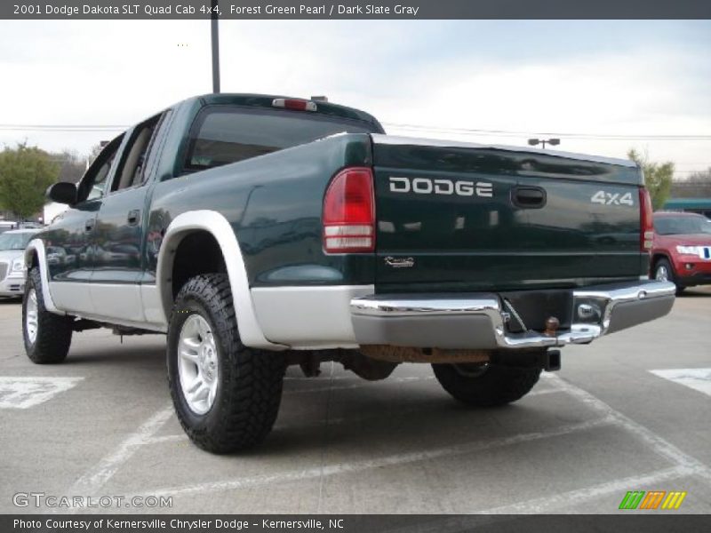  2001 Dakota SLT Quad Cab 4x4 Forest Green Pearl