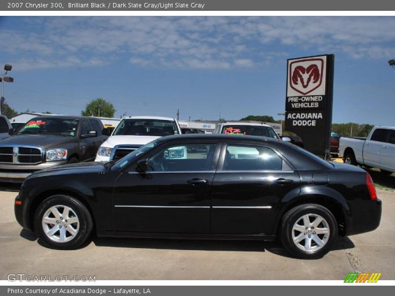 Brilliant Black / Dark Slate Gray/Light Slate Gray 2007 Chrysler 300