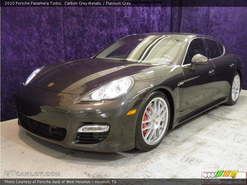 Carbon Grey Metallic / Platinum Grey 2010 Porsche Panamera Turbo
