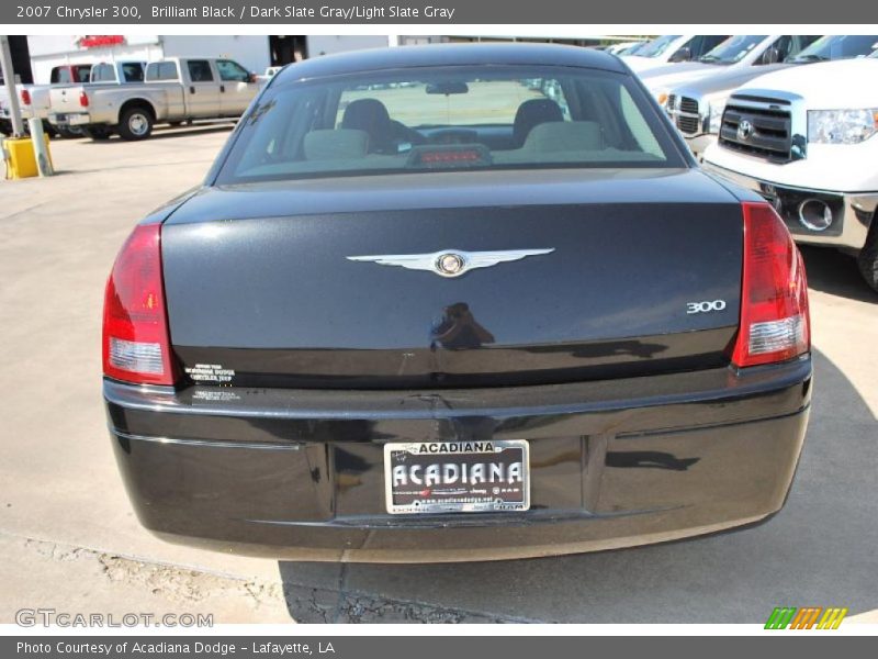 Brilliant Black / Dark Slate Gray/Light Slate Gray 2007 Chrysler 300